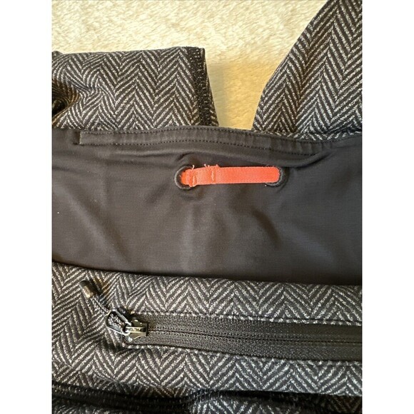 Lululemon Speed Tight IV Giant Herringbone Black Heathered Leggings Size 10 - Picture 9 of 9